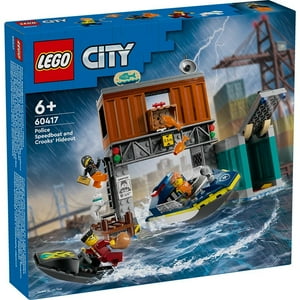 Lego - Lancha De Policía Y Guarida De Los Ladrones 60417
