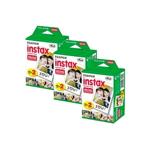 Pack Películas Instantáneas Instax Film Mini 60 Fotos