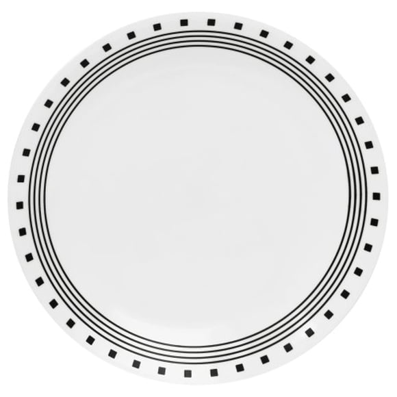 Plato llano Corelle Livingware City Block de 26 cm, apto para lavavajillas