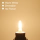 thumbnail image 4 of Bombilla halógena Comyan JDE11, 75 W, 120 V, regulable, 2800 K, 1050 lm, paquete de 4, 4 of 6