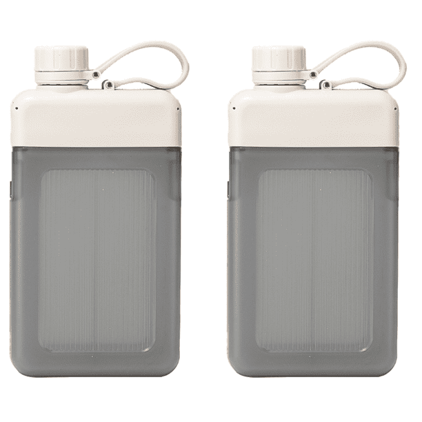 Frasco de plástico para licor, botella de agua plana, botellas cuadradas, frasco de viaje, taza de viaje portátil