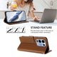 thumbnail image 4 of Funda Volteable tipo Billetera con Correa para Infinix Note 50X 5G, Marrón, 4 of 6