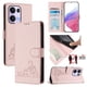 thumbnail image 1 of Funda tipo cartera FOXDOCK para Oppo Reno13 Pro con soporte, ranuras, RFID, diseño de gato, 1 of 5