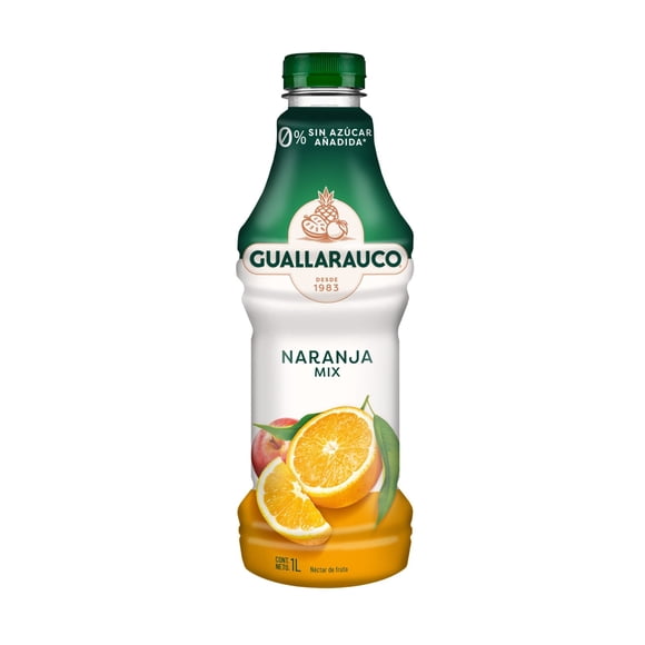 Jugo Tetra Pack guallarauco naranja mix, 1 L
