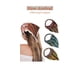 thumbnail image 5 of Pañuelo elástico floral para el cabello - 3 piezas, pañuelos florales con pinzas para el cabello, pañuelos para la cabeza para mujeres, 5 of 8