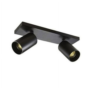 Hb Led - Foco Spot Para Cielo O Muro Porta 2Xgu-10 Negro M