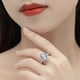 thumbnail image 5 of Anillos de Boda de Moissanita de 5 Uds para Mujer Corte Redondo Color D VVS1 Anillos de Diamante Anillos de Compromiso con Certificado, 5 of 9