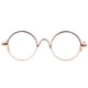 thumbnail image 2 of 1/6 par de gafas de lente de lente de marco de marco redondo para 12 '' blythe mu?ecas de oro, 2 of 3