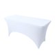thumbnail image 1 of REGALWOVEN Mantel de Spandex 1 Paquete Cubierta de Mesa para Mesa de 4 Pies Blanco 4FT, 1 of 5