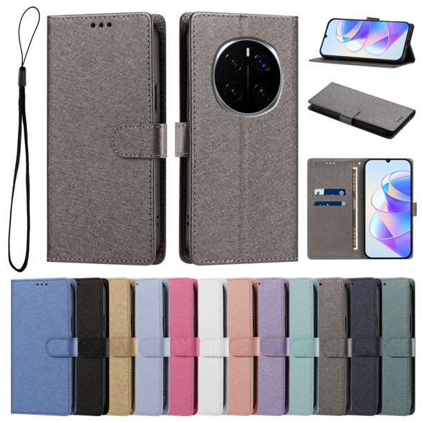 Cartera Protectora para Honor Magic7 con Soporte, Gris