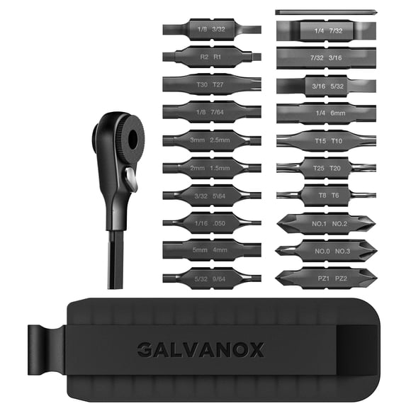 Kit de bits GALVANOX 22 piezas compatible con Leatherman 59HRC