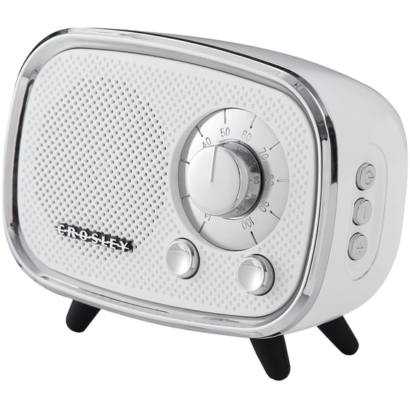 Bocina Bluetooth Crosley CR3039A-WH Rondo Retro Blanca