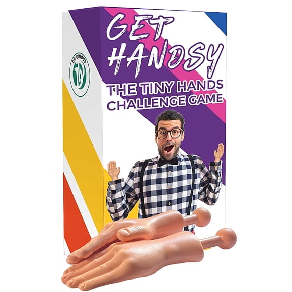 Juego DR DINGUS Get Handsy con 2 pares de manos pequeñas con 120 desafíos