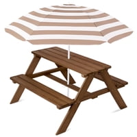 Mesa De Picnic Best Choice Products Nogal/Beige