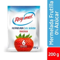 Mermelada Frutilla Sin Azúcar 200 G Regimel