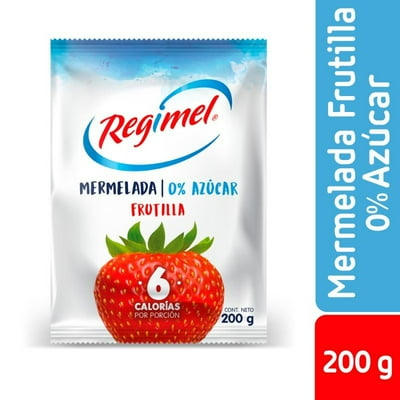 Mermelada Frutilla Sin Azúcar 200 G Regimel