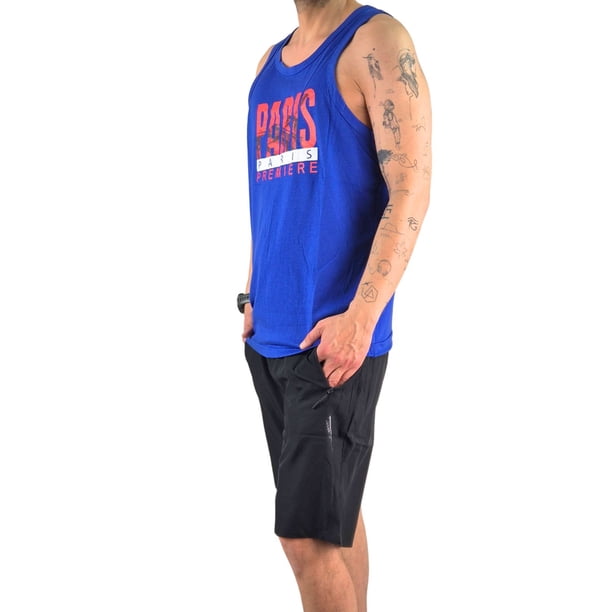 Polera Sin Manga Musculosa Hombre Diseño Paris 289