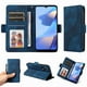 thumbnail image 1 of Carcasa FOXDOCK OPPO A54s de cuero PU, diseño acolchado clásico, protección contra caídas y rayones, 1 of 5