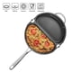 thumbnail image 5 of Pan TECHEF para tortillas y tortillas antiadherentes de doble cara, color negro, 5 of 7