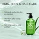 thumbnail image 3 of Gel de aloe vera orgánico al 99% Aloderma 500 ml, paquete de 6, 3 of 9