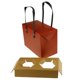 thumbnail image 5 of 1 PC Bolsas de regalos de papel Kraft Bolso de mano Suministros para el favor del partido Caja de regalo portátil Rojo grande, 5 of 5