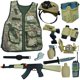 thumbnail image 1 of Set de disfraces RedCrab Kids Army Soldier Combat con casco y pistolas, 1 of 3