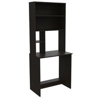 Fmfurniture - Escritorio Biblioteca 180,7X75,2X48,6 Cm Fm-016N Negro