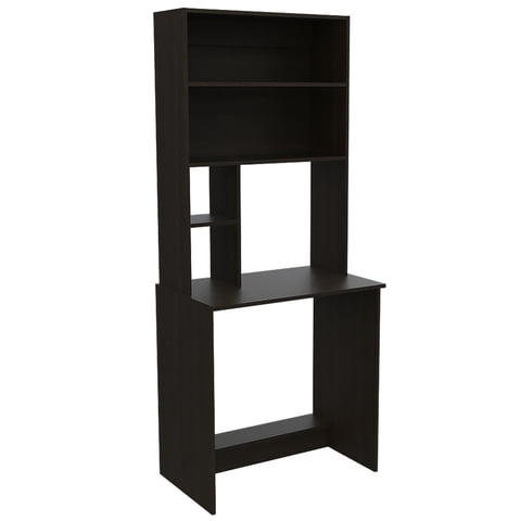 Fmfurniture - Escritorio Biblioteca 180,7X75,2X48,6 Cm Fm-016N Negro