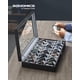 thumbnail image 2 of Watch Box SONGMICS con cierre de 24 ranuras y tapa de cristal, color negro, 2 of 8