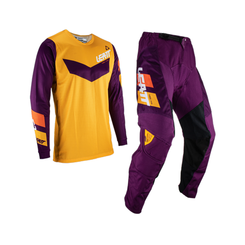 Kit Leatt Moto 3.5 Jersey Con Pantalón Indigo