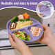 thumbnail image 5 of Juego De Alimentación Belug De Silicona Antideslizante Bebes 13pz morado, 5 of 5
