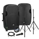 thumbnail image 1 of Kit de dos Parlantes + Atril Probass PowerStage 215BT, 1 of 7