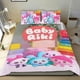 thumbnail image 1 of Bebé Riki Conjunto de sábanas temático, trío de piezas, cómodo y amigable con la piel, diseño único, regalo de decoración para el hogar para familiares, amigos y fans, 90 cm * 190 cm, 1 of 6