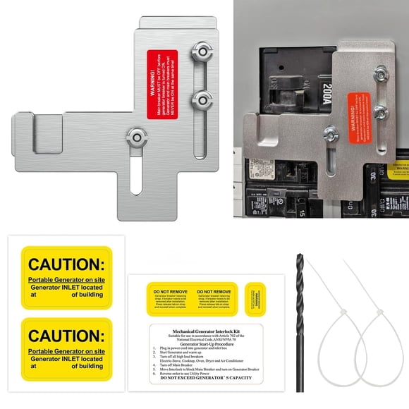 Kit de enclavamiento para generador HUBRV para Siemens y Murray 150-200 A