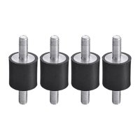 Magideal - 4X Pernos De Goma Amortiguador Antivibraciones Soportes Aisladores M5 Soportes Aisladores De Vibraciones De Goma Para Bobinas De Barcos De Automóviles