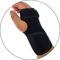 Genérico - Muñequera Con Soporte De Palma Mano Derecha