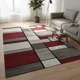 thumbnail image 3 of Alfombra Pasillera 3d Wm 60x180 Cm Decorativa - 1.8 M - 60 Cm - Cuadrado Con Rojo - Rojo Con Blaco, 3 of 3
