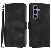 Funda Foxdock Para Samsung Galaxy S25 Plus – Tipo Libro Con Soporte, Billetera, Correa Y Diseño Elegante