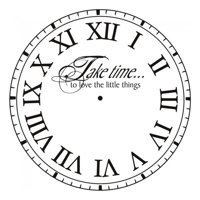 Rienda Libre Graphics - Decomural Take Time To Love Clock Ws-15079