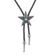 thumbnail image 5 of Black Pu Leather Western Cowboy Rodeo Bolo Tie Bola Collar Plata Antigua, 5 of 5