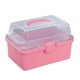 thumbnail image 3 of Organizador Caja De Almacenamiento Organización Del Hogar Cajas De Almacenamiento Transparentes Multifuncionales Rosa, 3 of 5