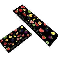 Genérico - Alfombra Cocina Piso Entrada Antideslizante 2 Piezas Jhn