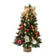thumbnail image 3 of Mini árbol De Navidad De Escritorio 2023, Adorno Navideño Para Estante, Oficina, Dormitorio, Rojo, 3 of 3