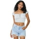 thumbnail image 1 of Blusa Mujer Off Shoulder Amarras Print Blanco Corona, 1 of 5