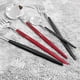 thumbnail image 4 of XmhyTop Juego de Cubiertos de Cocina de 24 Piezas, Inoxidable, Color rojo platado, Ideal para Hogares y Eventos, 4 of 5