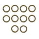 thumbnail image 1 of 10 unids 28mm Ronda Spring Snap Hooks mosquetón llavero llavero de bronce, 1 of 5