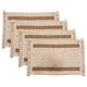 thumbnail image 1 of Juego de 4 manteles individuales bohemios, decoración de mesa tejida y manteles individuales de estilo rústico, bolsas de algodón natural, mesa de comedor y cocina, 1 of 7