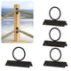 thumbnail image 2 of Soporte de cuerda 4Pack de 2 pulgadas para soportes de anillo de caída de poste de esquina Acero inoxidable decorativo para cuerda de cáñamo esgrima gancho de techo de barandilla de cubierta, 2 of 3