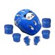 thumbnail image 5 of Kit De Casco De Bicicleta Para Ni?os, Casco De Monopatín Portátil Para Patinaje, Monopatín, Patín, Azul, 5 of 5