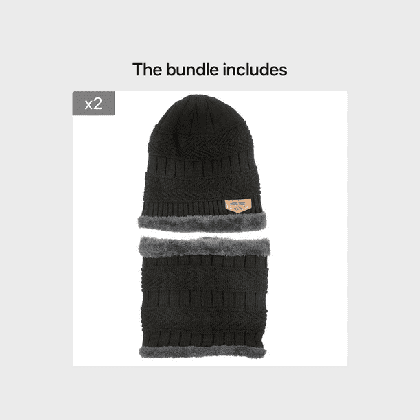 Stylish Winter Knitted Hat and Scarf Set for Street Style Fashion